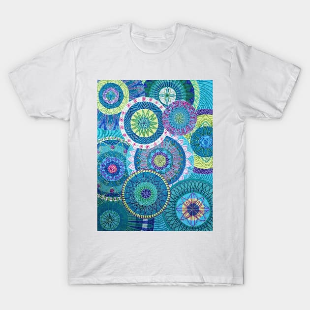 Ripples of Peacock T-Shirt by MelTGazing